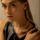 Collares - Mini Esfera Silver