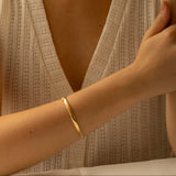Pulseras Bangles - Clásica de Oro
