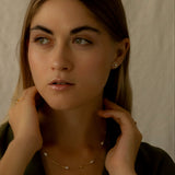 Aretes Mini - Crystal Pearl