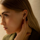 Aretes Mini - Crystal Pearl