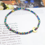 Pulseras Murano - Luna pasante multicolor