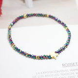 Pulseras Murano - Multicolor Estrella Pasante