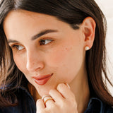 Aretes Mini - Perla Shine