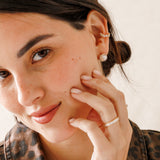 Aretes Mini - Cuadro Perla