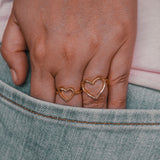 Anillos - Silueta Corazón