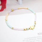 Pulseras Murano - Estrella Combinación Cielo