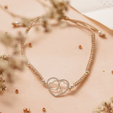 Pulseras Hilo Nudo - Love Family Silver