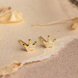 Aretes Mini - Coronita Brillante