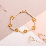 Pulseras - Florencia pastel dorado