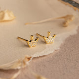 Aretes Mini - Coronita Brillante
