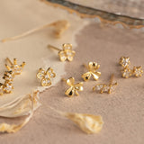 Aretes Mini - Coronita Brillante