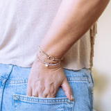 Pulseras Hilo Murano - Estrella Silver