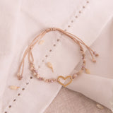 Pulseras Hilo Murano - Corazón y Alma Pastel