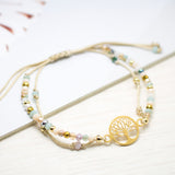 Pulseras Hilo Murano - Árbol de la Vida Combinación Pastel