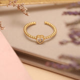 Anillos - Corazón dotted