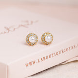 Aretes Mini - Perla y Circones