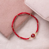 Pulseras Murano - Ojo Turco Rojo