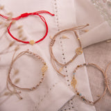 Pulseras Hilo Murano - Arbol de la Vida Pastel