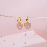 Argollas - Heart Hoops