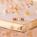 Aretes Mini - Rainbow Baggettes