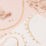 Collares - Doble Estrellas Brillantes