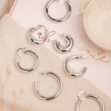 Argollas - Candongas Silver