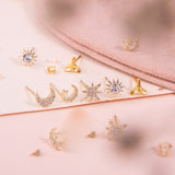 Aretes Mini - Aleta de Ballena