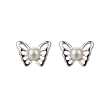 Aretes Mini - Mariposa Perla