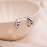 Argollas - Bold Silver