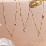 Collares - Corazón Brillante