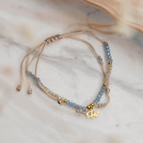 Pulseras Hilo Murano - Elefante Cielo