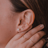 Aretes Mini - Antorcha de Perla