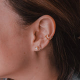Aretes Mini - Coronita de Perla