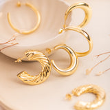 Argollas - Twist Flat