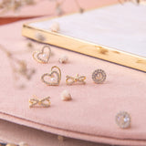 Aretes Mini - Lacitos Cristal