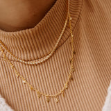 Collares - Doble Estrellas Brillantes