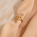 Anillos - Corazón Full Cristal