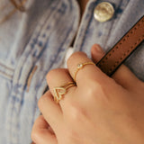 Anillos - Corazón Full Cristal