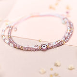 Pulseras Hilo Carlotas - Ojo Turco Lila