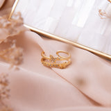Anillos - Doble de Mariposas y Cristales