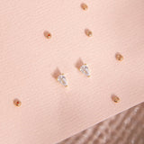 Aretes Mini - Gotitas de Cristal
