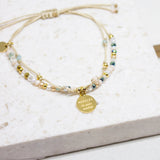 Pulseras Hilo Murano - Mereces lo que sueñas Combinación Pastel