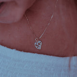 Collares - Corazón Perlado