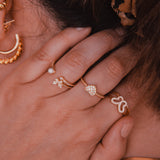 Anillos - Mariposa y Perla