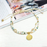 Pulseras Hilo Murano - Mereces lo que sueñas Combinación Pastel
