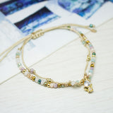 Pulseras Hilo Murano - Angel Circón Combinación Pastel