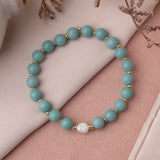 Pulseras Cuarzos - Aquamarina