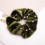Collets - Scrunchie Perlas Olivo