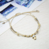 Pulseras Hilo Murano - Ángel Circón Combinación gris