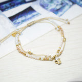 Pulseras Hilo Murano - Ángel Cabeza de Circón Combinación